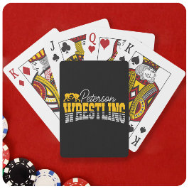 Baraja De Cartas NOMBRE personalizado Lucha contra el equipo de la