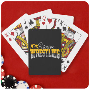 Baraja De Cartas NOMBRE personalizado Lucha contra el equipo de la