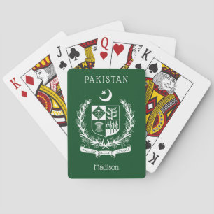 Baraja De Cartas Nombre personalizado Pakistán