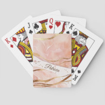 Nombre personalizado Rosa de mármol de lujo