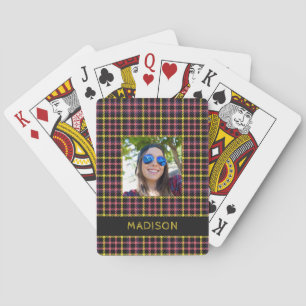 Baraja De Cartas Nombre personalizado y diseño fotográfico / patrón
