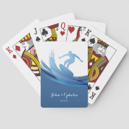 Baraja De Cartas Nombre personalizado y texto nautico