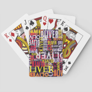 Baraja De Cartas Nombres de color Personalizados con problemas Repl