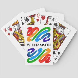 Baraja De Cartas Nombres de Colores del Arcoíris