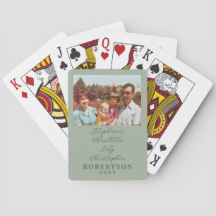 Baraja De Cartas Nombres de fotos familiares personalizadas año ver