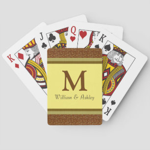 Baraja De Cartas Nombres personalizados y tarjetas de reproducción 