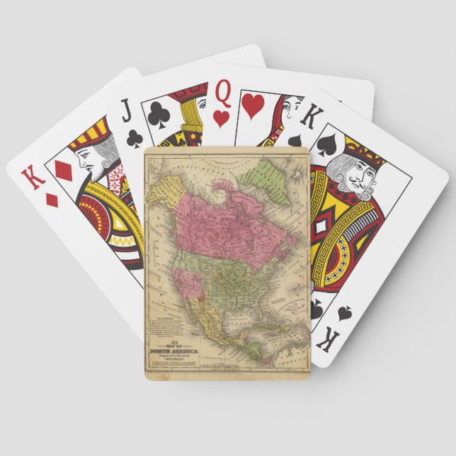 Baraja De Cartas Norteamérica. 2 (Reverso)