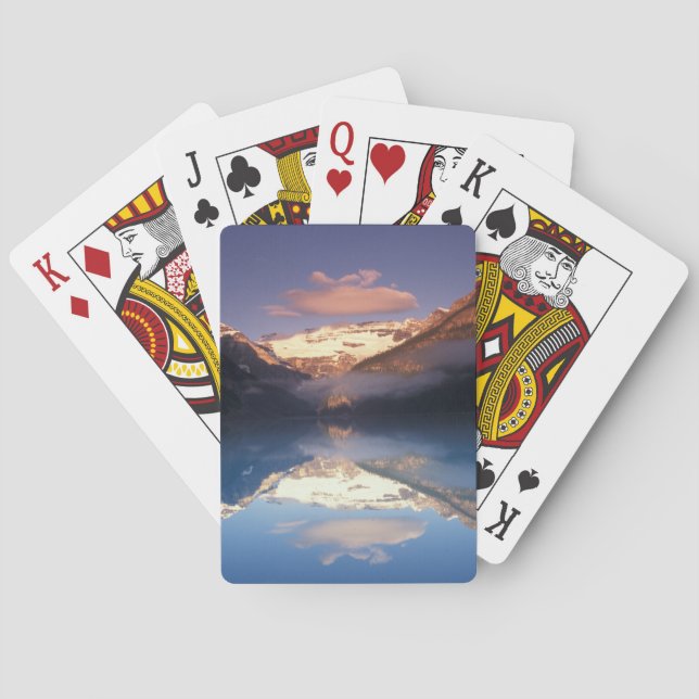 Baraja De Cartas Norteamérica, Canadá, Lake Louise mañana (Reverso)