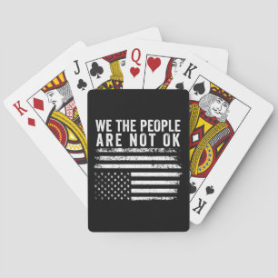 Baraja De Cartas Nosotros, el pueblo, no estamos bien, bandera nort