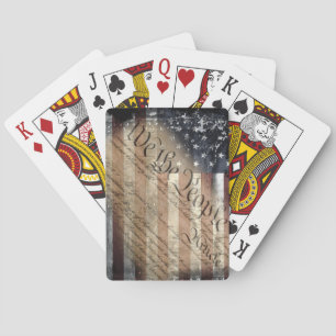 Baraja De Cartas NOSOTROS EL PUEBLO Vintage American Flag