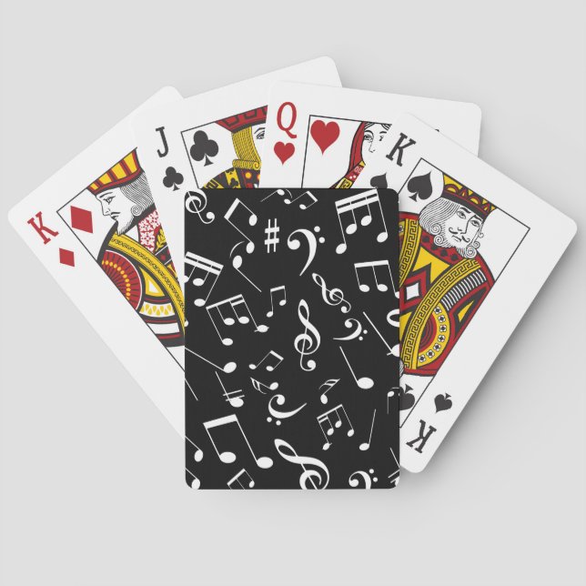 Baraja De Cartas Notas musicales 2 (Reverso)