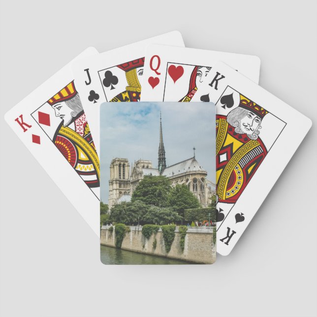 Baraja De Cartas Notre Dame Cathedral in Paris (Reverso)