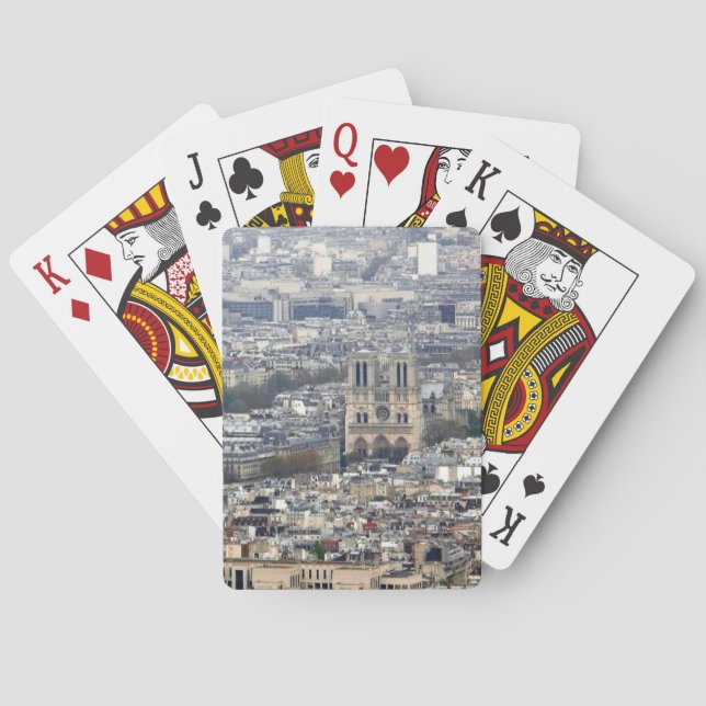 Baraja De Cartas Notre Dame Paris Francia (Reverso)