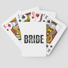 Baraja De Cartas Novia Chic Squad Despedida de Soltera