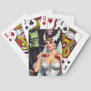 Baraja De Cartas Novia de Terror Vintage
