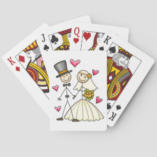 Baraja De Cartas Novia y Groom