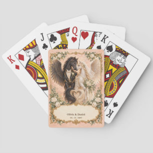 Baraja De Cartas Novia y Novio Pegasus Personalizados Favor de Boda
