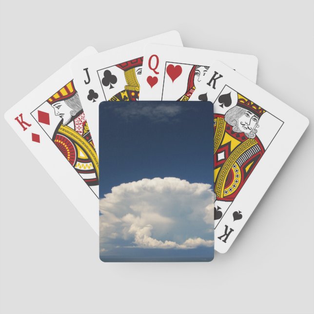 Baraja De Cartas Nube Blanca Esponjosa (Reverso)