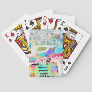 Baraja De Cartas Nubes abstractas