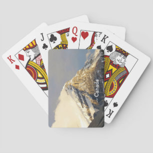 Baraja De Cartas Nubes desatan montaña nevada en Canadá