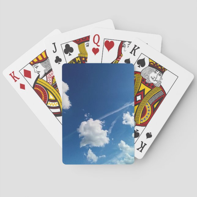 Baraja De Cartas Nubes, en la luz (Reverso)