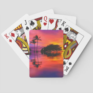 Baraja De Cartas Nubes majestuosas y reflexión