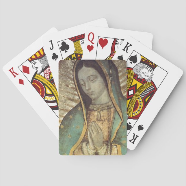 BARAJA DE CARTAS NUESTRA SEÑORA DE GUADALUPE (Reverso)