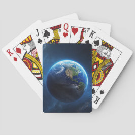 Baraja De Cartas Nuestro hogar zafiro en el espacio