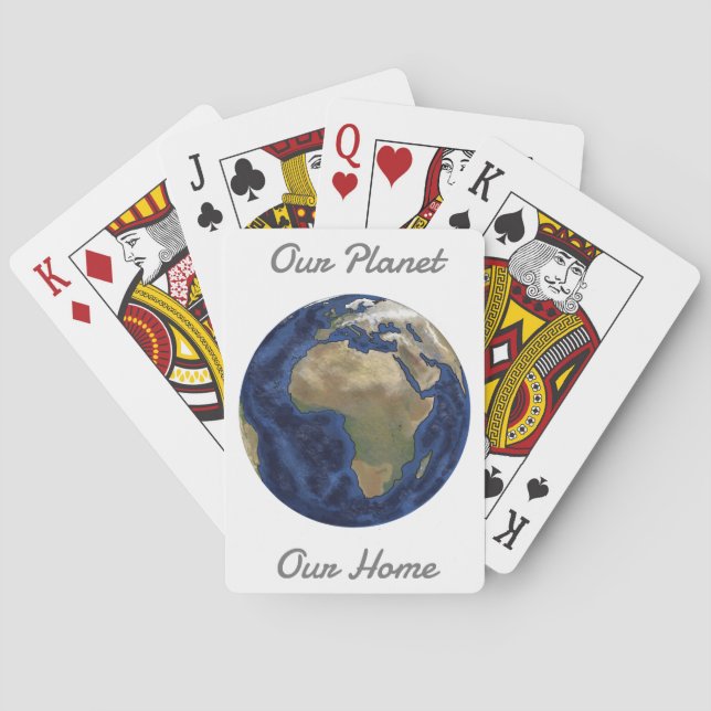 Baraja De Cartas Nuestro Tote planetario (Reverso)