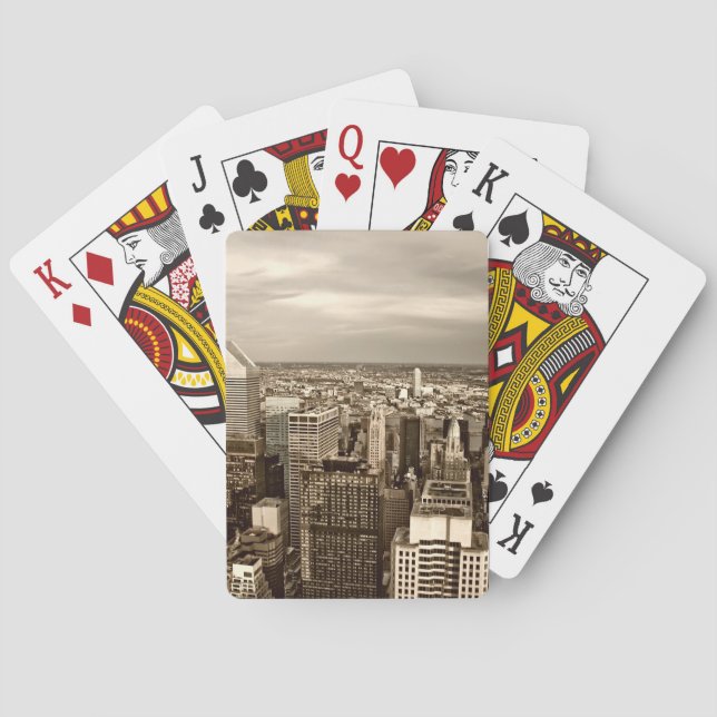 Baraja De Cartas Nueva York de Manhattan (Reverso)