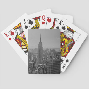 Baraja De Cartas Nueva York en blanco y negro