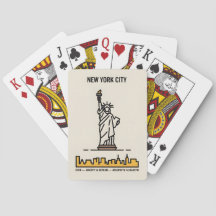 Nueva York Estatua de la Libertad Línea de Arte Mi