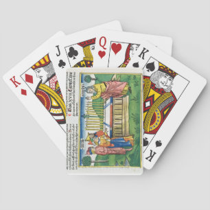 Baraja De Cartas Números 17 1-11 El personal de Aaron florece en el