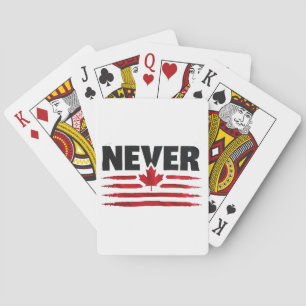 Baraja De Cartas Nunca 51.ª política canadiense-estadounidense Trum