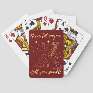 Baraja De Cartas NUNCA DEJEN QUE NADIE DULCE SU DERRAME inspirador