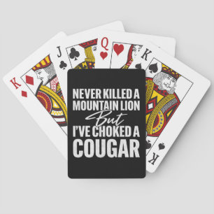 Baraja De Cartas Nunca maté a un león de montaña, pero me he asfixi