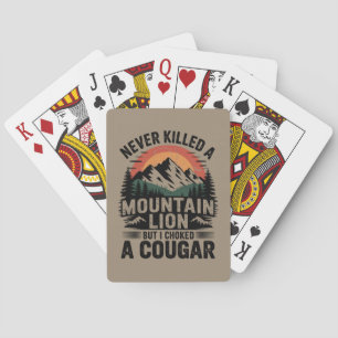 Baraja De Cartas Nunca Maté Un León De Montaña Pero He Asfixiado A 