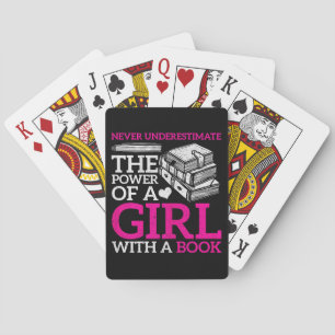 Baraja De Cartas Nunca Subestimes El Poder De Un Chica Con Un Boo