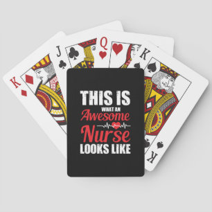 Baraja De Cartas Nurse Gift   Esto Es Lo Que Una Enfermera Impresio