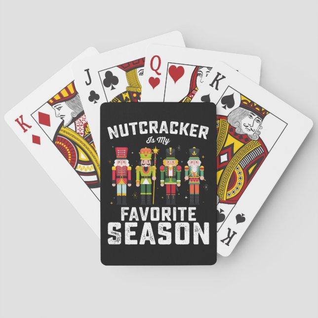 Baraja De Cartas Nutcracker es mi feriado favorito de Navidades de  (Reverso)