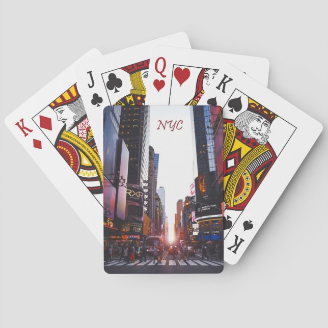 Baraja De Cartas NYC Times Square New York (Reverso)