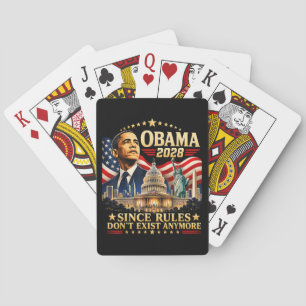 Baraja De Cartas Obama 2028 Ya que las reglas ya no existen
