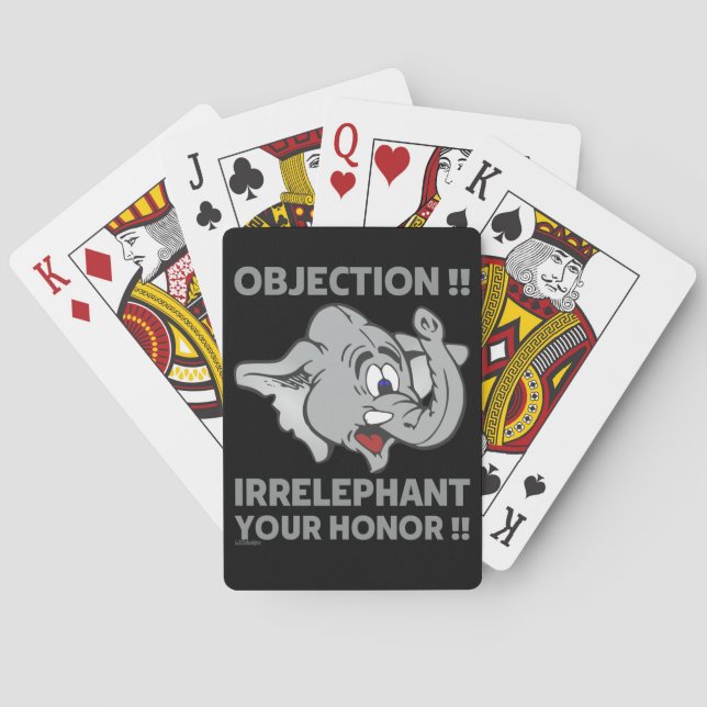 BARAJA DE CARTAS OBJECTION ! IRRELEPHANT YOUR HONOR !               (Reverso)
