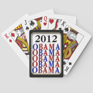 Baraja De Cartas Obra Black Frame Bicycle® de Obama 2012