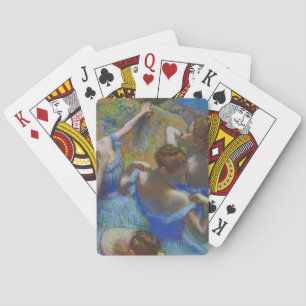 Baraja De Cartas Obras maestras de arte pastel de bailarinas azules