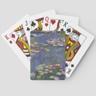 Baraja De Cartas Obras maestras de nenúfares de Monet