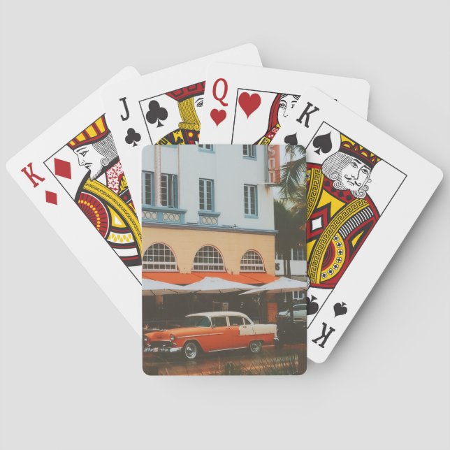 Baraja De Cartas Ocean Drive, South Beach, Miami (Reverso)
