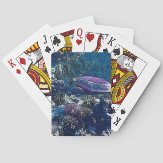 Baraja De Cartas Océano de tortuga marina