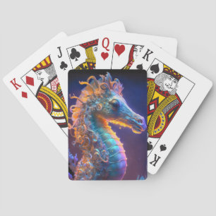 Baraja De Cartas Océano de vida salvaje pintado de retrato animal d