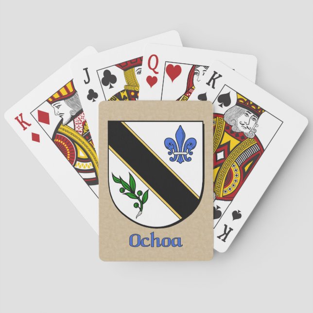 Baraja De Cartas Ochoa Heraldic Shield (Reverso)